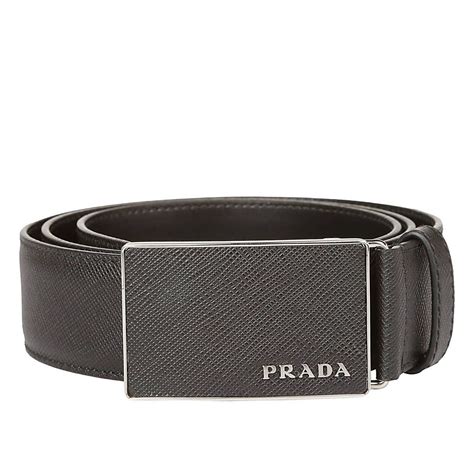 prada mens belt black|Prada nylon belts.